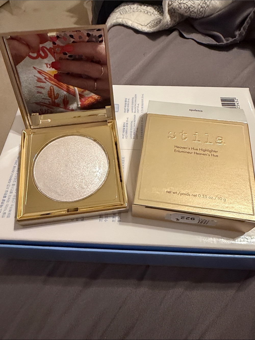 Stila Heaven's Hue Highlighter — Opulence ~ Shimmery Silvery Pearl NEW